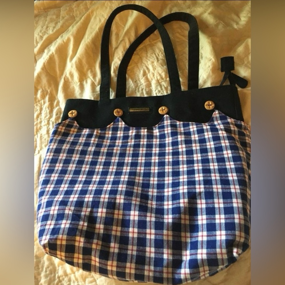 Longaberger Purse with Reversible Cover - VGUC